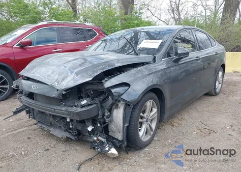 2018 Ford Fusion Se из США, поврежденный, VIN 3FA6P0HD4JR275780